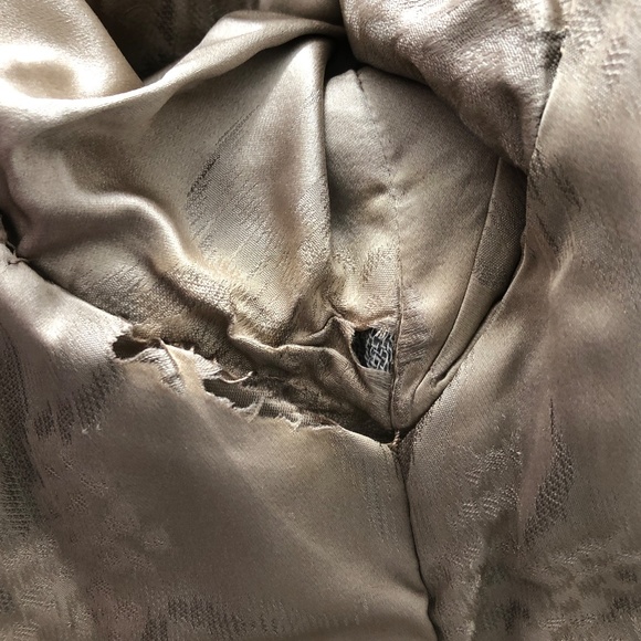 Flapper Era, Roaring 20s 1924 Persian Lamb and Mink Wrap Coat size M - Picture 7 of 10